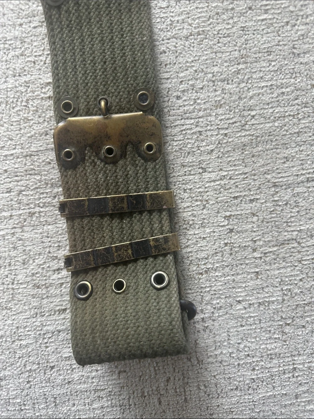 Vintage Original US Army M-1956 Can as Pistol Equipment Belt - 1966 Vietnam War